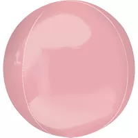 Foliový balonek jumbo koule pastel růžový 53 cm