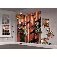 Dekorace na zeď - creepy carnival 33 ks