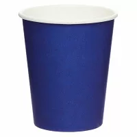 Papírové kelímky tmavě modré 8 ks