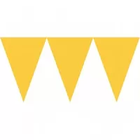 Vlaječková girlanda žlutá 450 cm