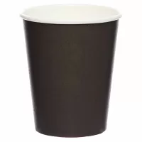 Papírové kelímky černé 8 ks