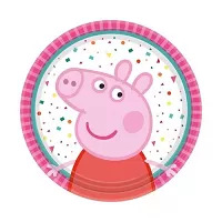 Papírové talířky Prasátko Peppa New 18 cm - 8 ks