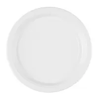 Papírové talíře bílé 23 cm - 8 ks