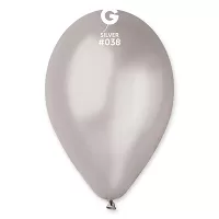 Balónek 28cm/11" #038 stříbrný