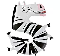 ANIMALOONS 5 ZEBRA 95cm