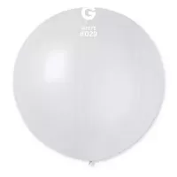 Balónek 80cm/31" #029 metal bílá 25 ks