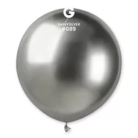 Balónek 48cm/19" #089 SHINY stříbrný 25 ks