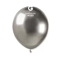 Balónek SHINY 13cm/5" #089 stříbrný