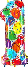 Foliová číslice - balonková 1 102cm