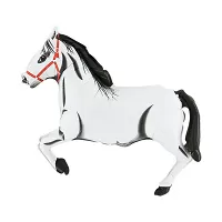 Fóliový balónek MINI Dostihový Kůň Bílý 35cm