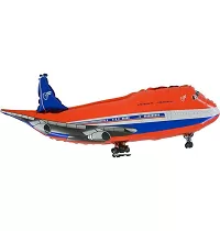 Fóliový balónek MINI Letadlo Červené 35cm