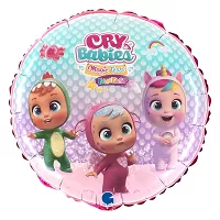 Fóliový balónek - Cry Babies kruh 46cm