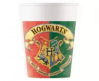 Papírové party kelímky Harry Potter - Bradavické koleje 200 ml