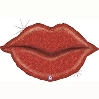 Fóliový balónek Lesklé Rty 99cm