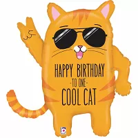 Fóliový balónek Cool Cat 84cm