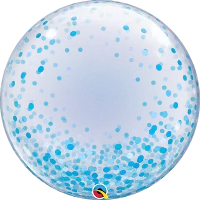 Bublina DECO - Konfety modré 61cm