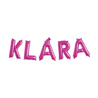 !VÝPRODEJ! Balónkový nápis - Klára (Balónkový nápis - Klára)