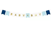 Závěsný baner "Baby boy" modrý