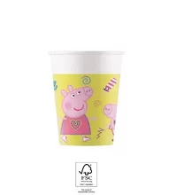 EKO papírové kelímky - Prasátko Pepina 200ml/8ks