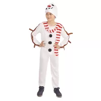Dětský kostým Sněhulák s čepicí a šálou
