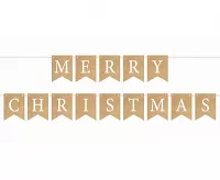 Party nápis girlanda Merry Christmas 250 cm