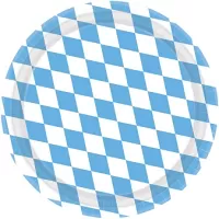 EKO Papírové talíře Oktoberfest klasik 23 cm - 8 ks