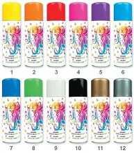Barevný lak na vlasy smývatelný 125 ml - červený