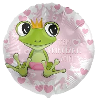 Fóliový balónek Jsem Princezna vole CZ - 43cm
