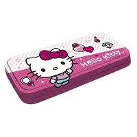 Hello Kitty třípatrové plechové pouzdro