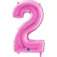 Číslice 2 fuchsia (66cm,26")