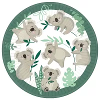 Papírové talíře koala 23 cm - 8 ks