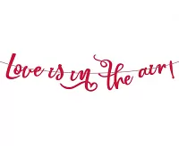 Papírová girlanda - Love is in the air - 200 cm