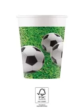 Kelímky papírové EKO - Fotbal 200ml/8ks
