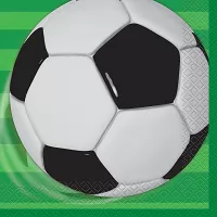 Ubrousky papírové ,,3D fotbal" 33x33cm, 16ks