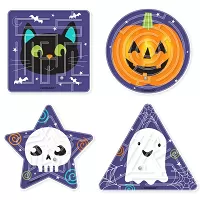 Hrací set - bludiště - Halloween Friends