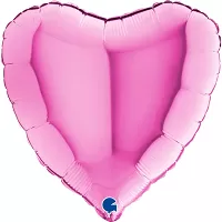 Foliový balonek srdce fuchsiové 46 cm