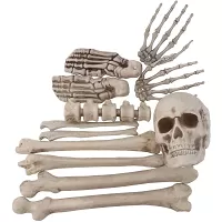 Halloween dekorace kosti 12 ks
