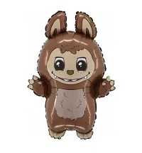 Foliový balonek Labubu hnědý 80 cm