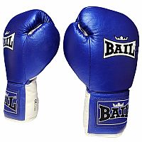 Boxerské rukavice BAIL PROFI METALIC 04, Kůže