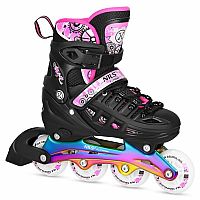 Brusle NILS Extreme NH10905.2 4v1 duhové/růžové