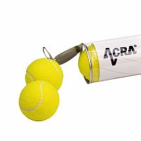 Acra tenisové míčky - rekreační 3 ks v dóze