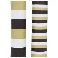 Serpentiny černo-zlato-bílé 2ks