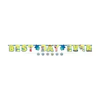 Party banner - nápis Sponge Bob Best Day Ever 320 cm