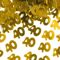 Konfety zlaté 40. narozeniny