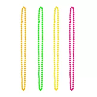 Retro náhrdelník - barevné korále 4 ks