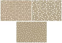 Balicí papír vánoční kraft mix 200 × 70 cm