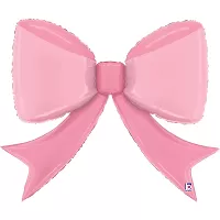 Foliový balonek Mašlička růžová 90 cm