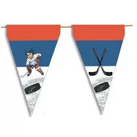 Vlaječková girlanda Hokejový sen 3 m