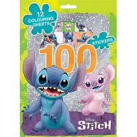 Samolepky s omalovánkami Lilo a Stitch 100ks (1 poslední kus!)