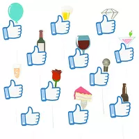 Rekvizity do fotokoutku - Facebook Like